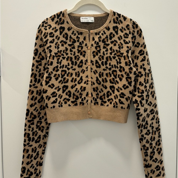 Bershka Leopard Cardigan - Picture 1 of 6